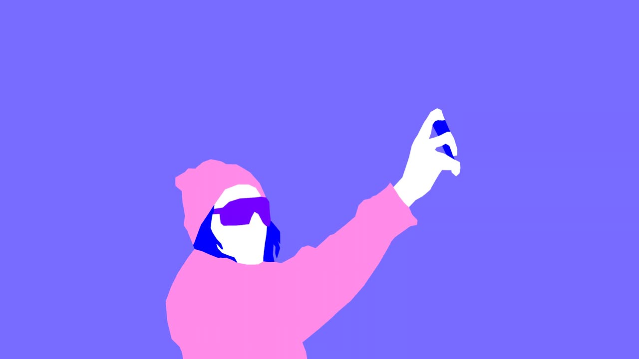 animación rotoscópica elegante.. concepto minimalista emocional y abstracto