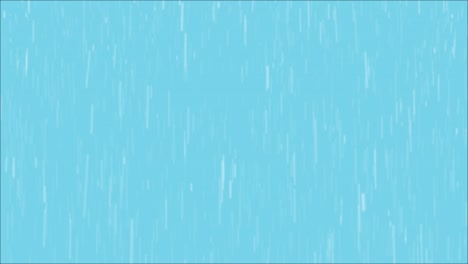 rainfall animation on light blue background (seamless loop)