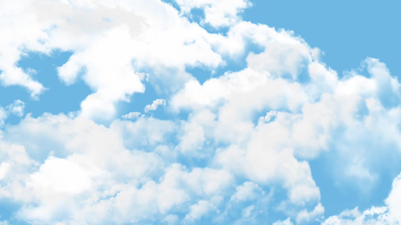 하늘의 구름 4k