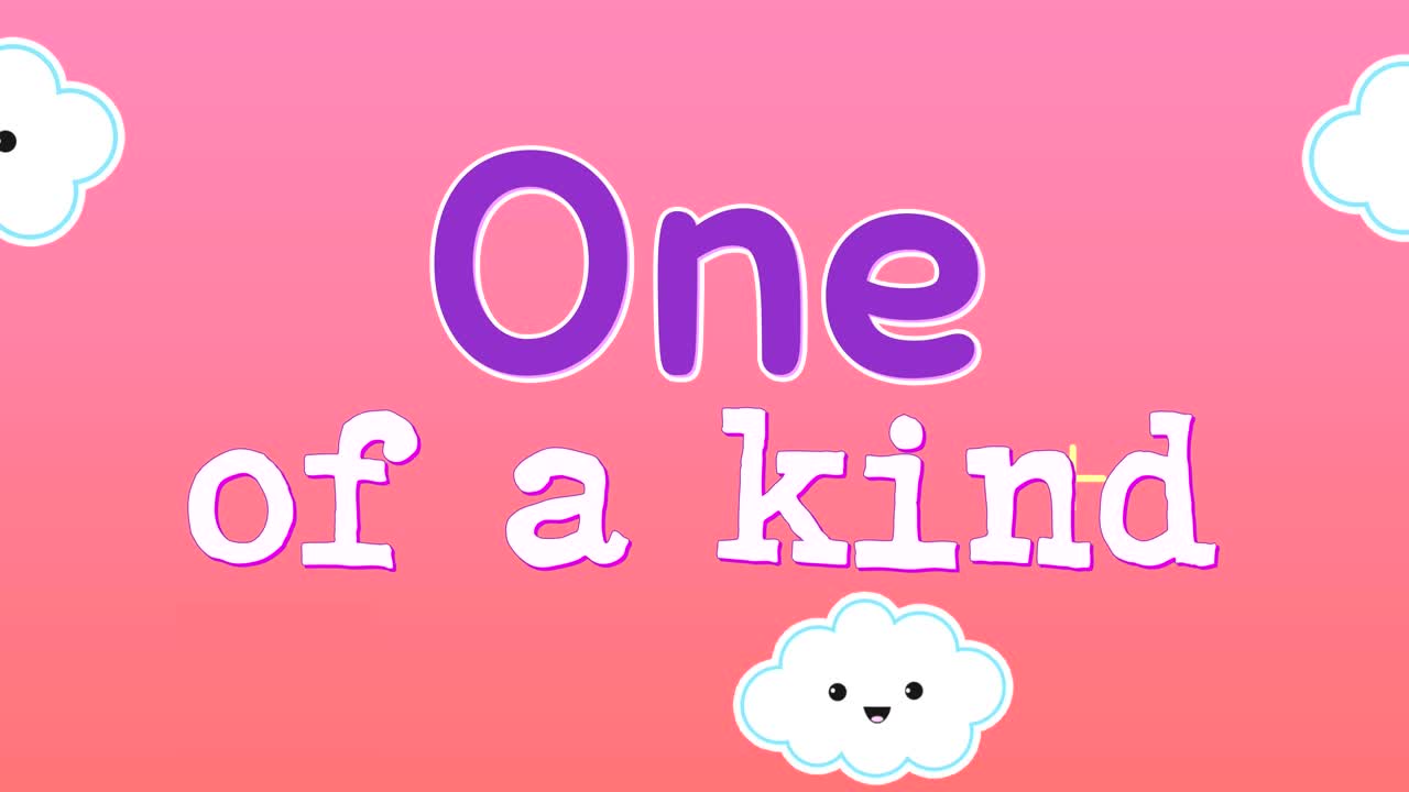 단어의 애니메이션 일종의 4k