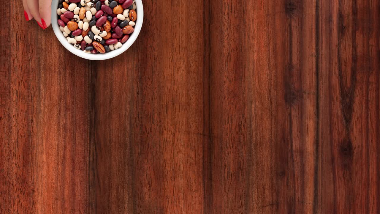 Offering mixed beans
