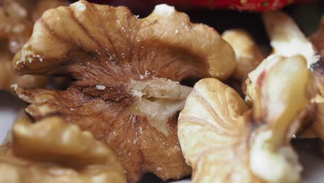 primer plano de las nueces