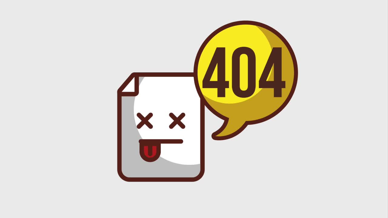 오류 404 페이지 애니메이션