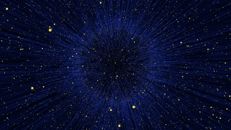 blue and gold star field a bright and shiny stellar display