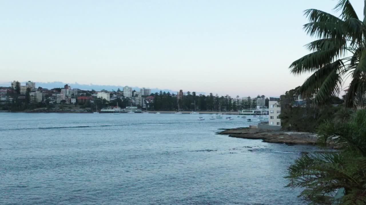 manly wharf bay tarde perezosa muelles de ferry