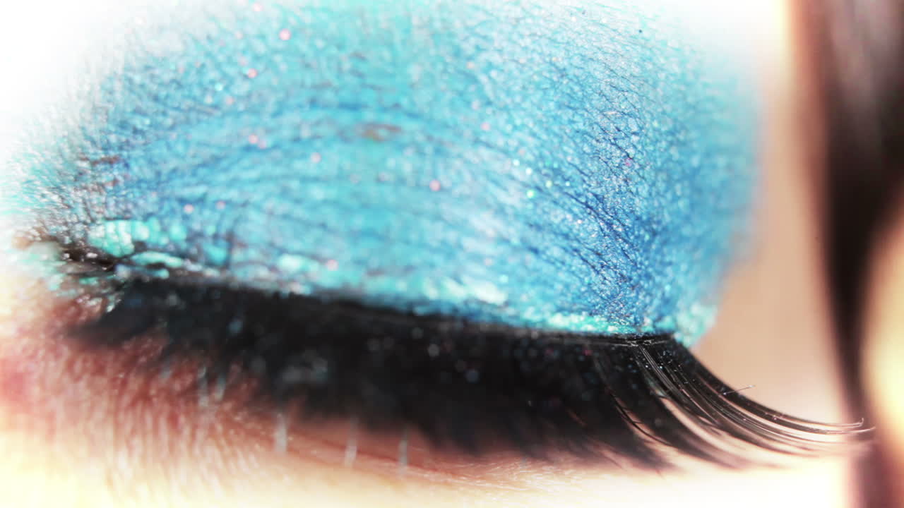 眼のクローズアップ