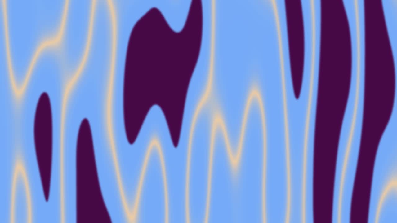 파란색 블렌드에 노란색의 부드러운 모션 추상 배경 밝은 줄무늬