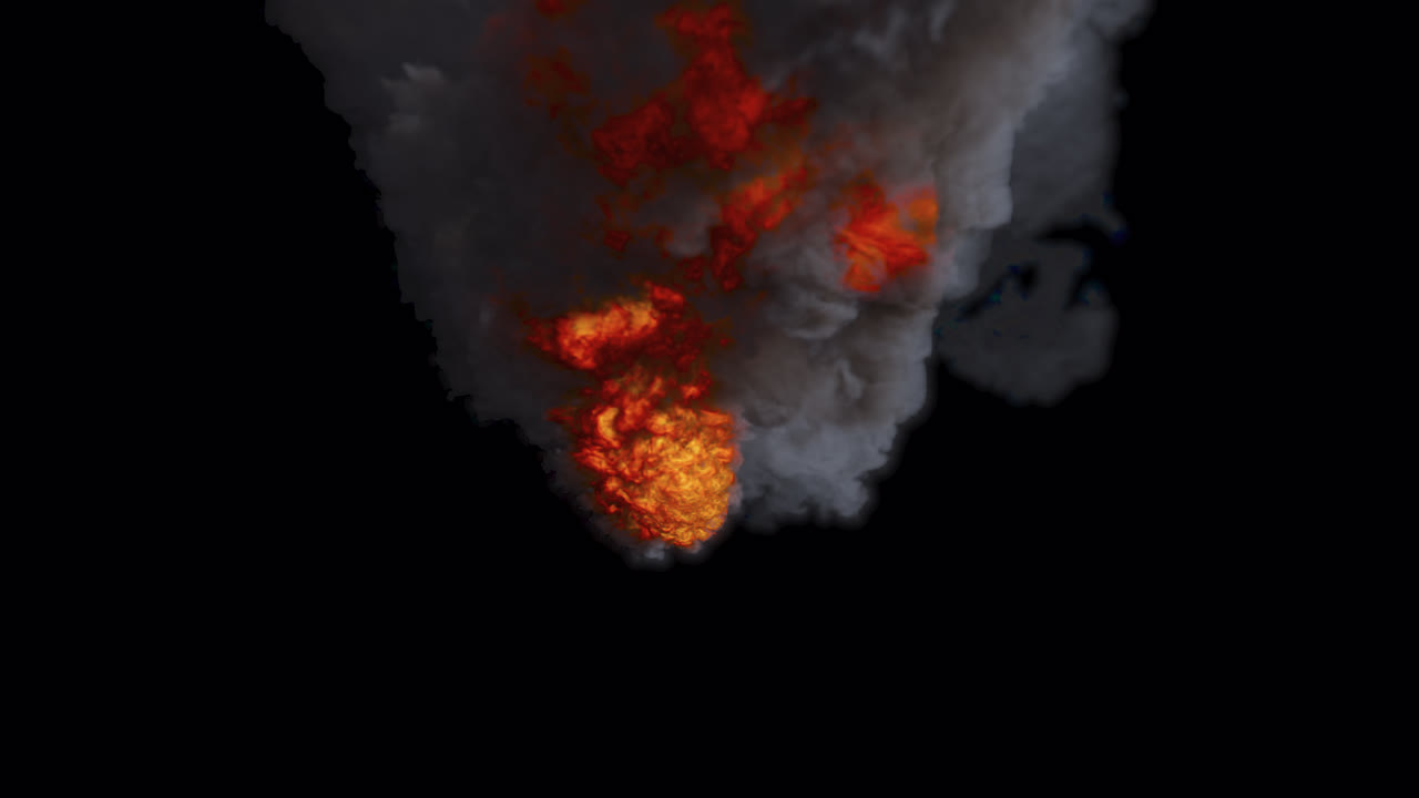 abstract fuego y explosión de humo