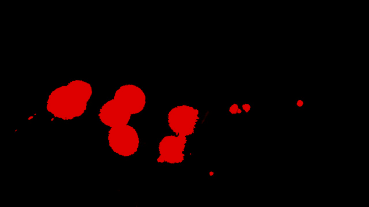 추상적인 잉크 방울이 폭발하는 스플래시 확산 운동