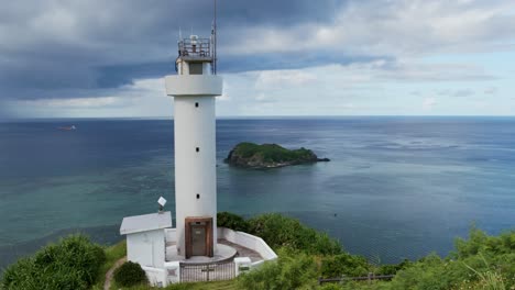 Aerial-view-of-a-lighthouse