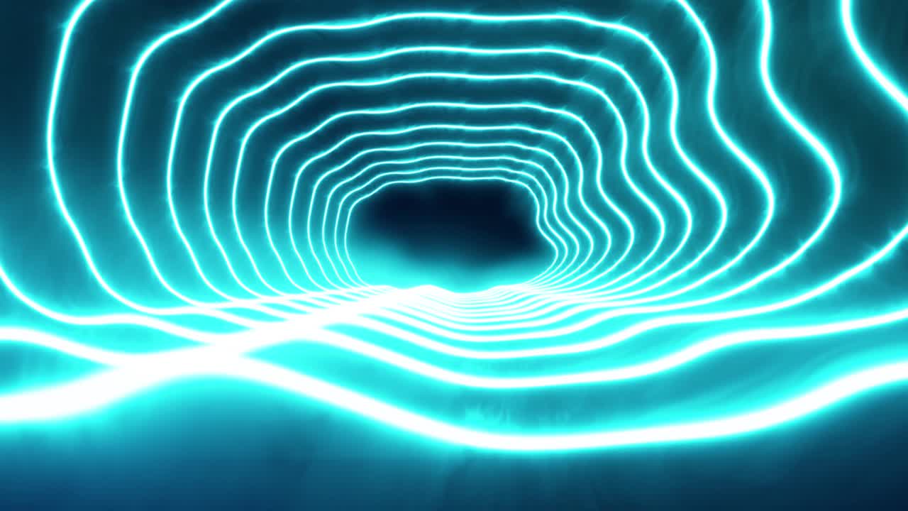 3d 서클 터널 애니메이션 모션 그래픽