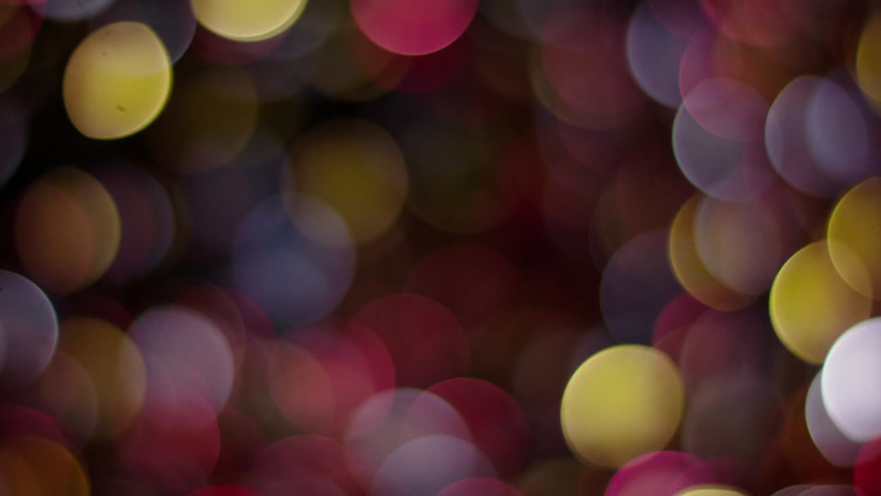 brillo bokeh aislado en fondo negro