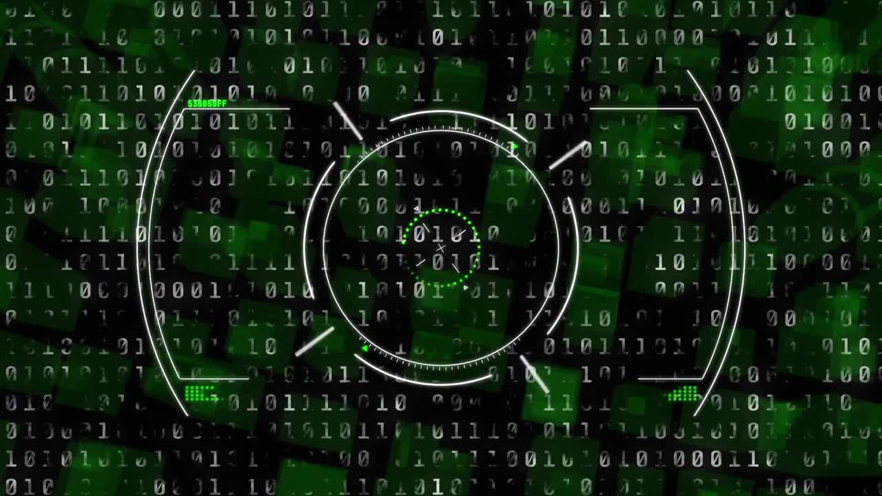 바이너리 코딩으로 화이트 스 ⁇  스캐닝과 레코딩의 애니메이션