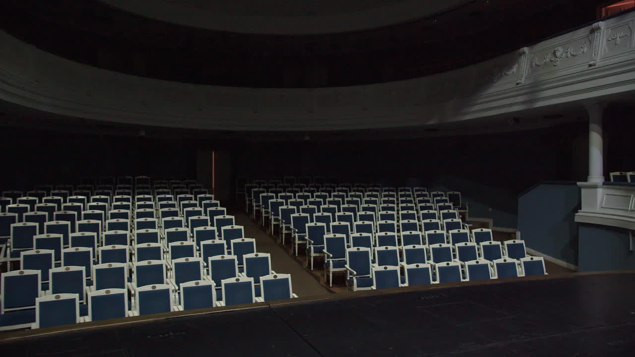 el interior del teatro