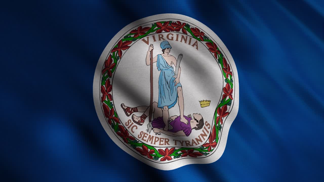 la bandera de virginia