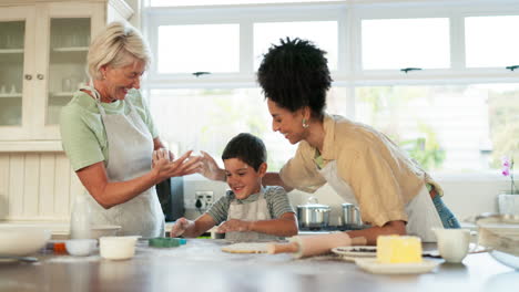 cooking, learning and high five with family