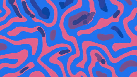 abstract blue and pink organic pattern background