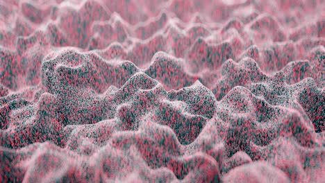 la forma de onda topográfica abstracta de 4k.