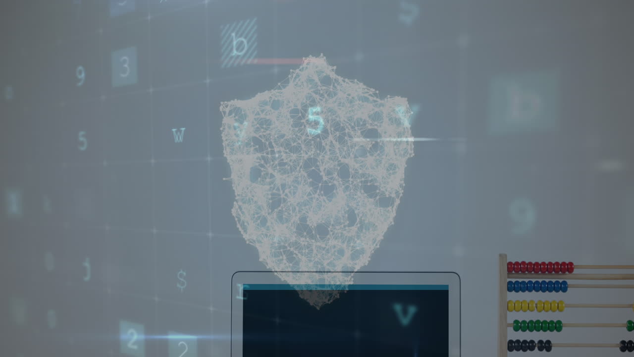 animación de la interfaz digital a través de una computadora portátil