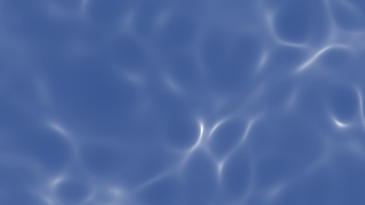 Animation of gentle defocused caustics as seen on water surface