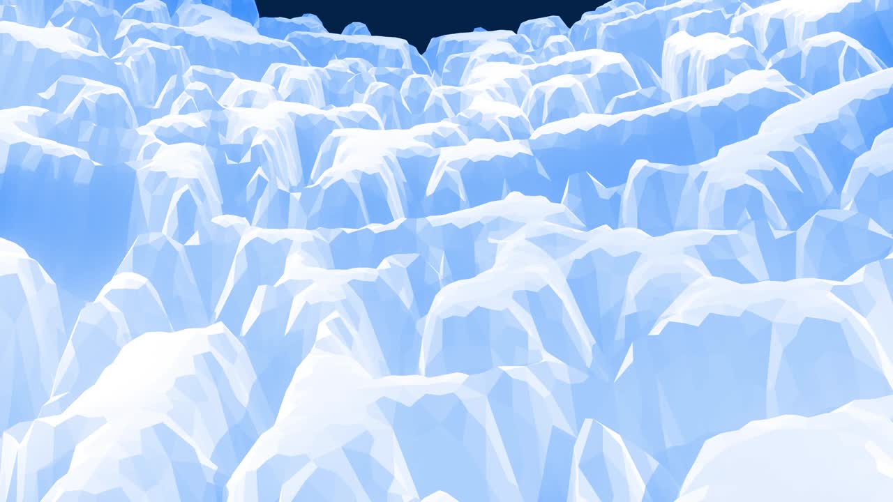 스타일리시 블루 화이트 크리에이티브 추상 저 폴리 배경 4k 추상 파동 패턴 루프로 표면을 이동 부드러운 부드러운 무 애니메이션 간단한 미니멀 기하학 bg