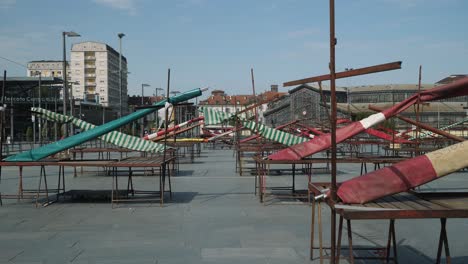 Leerer-Torino-Markt.-Keine-Leute-Auf-Dem-Marktplatz