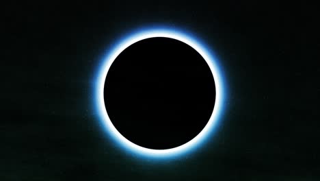eclipse solar en el espacio