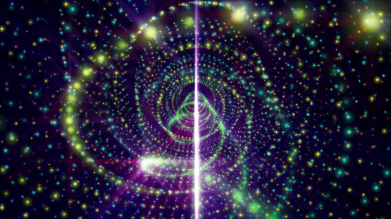 스페이스 라이트 코스모스 스피럴 4k