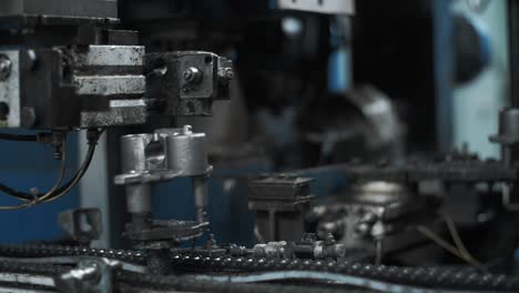 lathe machine processing metal parts. metalworking factory production detail