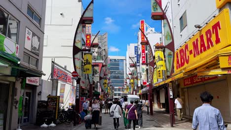 a vibrant street scene in tokyo, japan