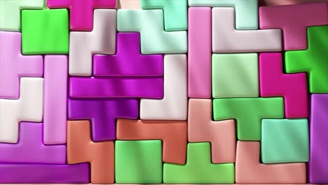 colorful tetris puzzle blocks