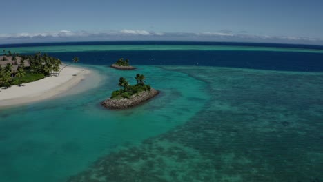 aerial drone malolo island fiji