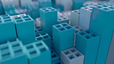 cubos 3d abstractos.