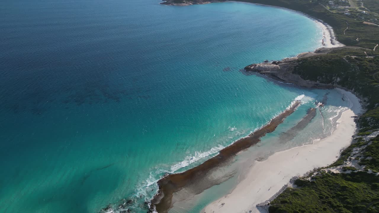 서쪽 해변에서 해가 지면, 서부 오스트레일리아의 에스페란스