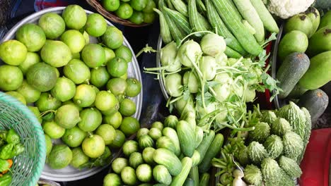 fresh produce at a market