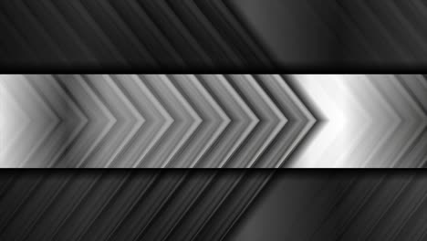 silver metallic and dark glossy arrows abstract motion background