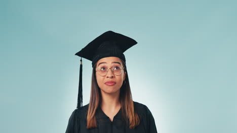 Rostro,-Graduación-Y-Mujer-Con-Logros