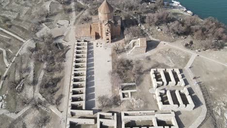 vista aérea de la iglesia armenia