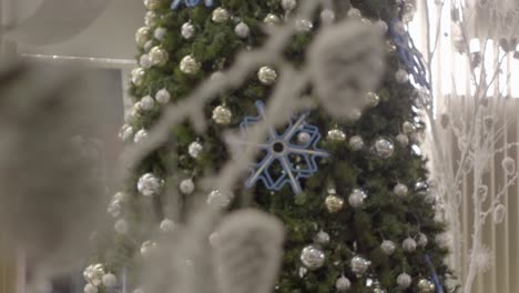 christmas decoration hanging from christmas tree