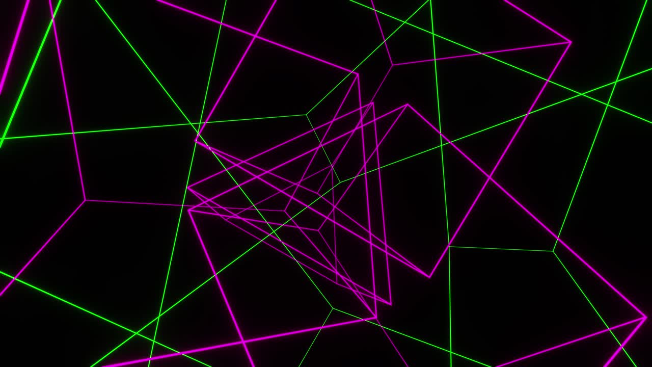 Flying, flickering neon lines and shapes. For decorating holidays and concerts, VJ. To visualize the sound in your beautiful videos.