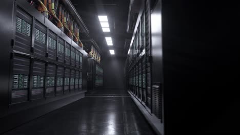 digital server room loop background