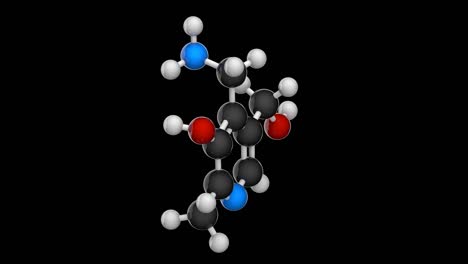 비타민 b6 (pyridoxamine) - rgb + 알파 (투명한) 채널