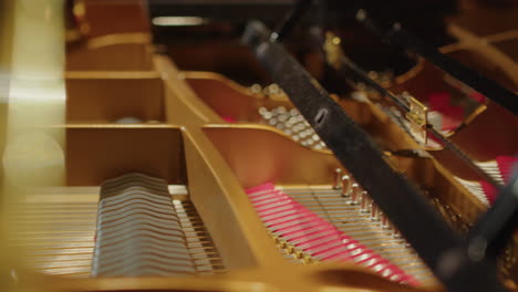 musician playing grand piano