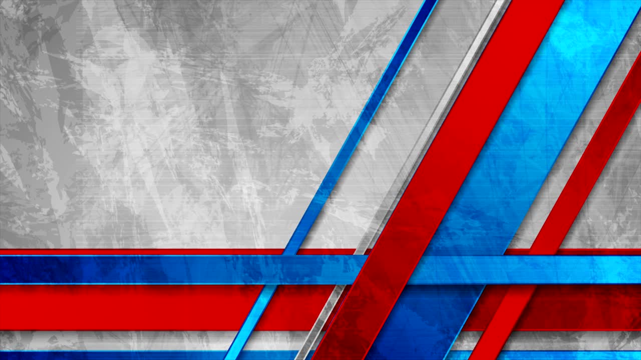 빨간색 파란색 줄무로 된 그룬지 벽 비디오 애니메이션