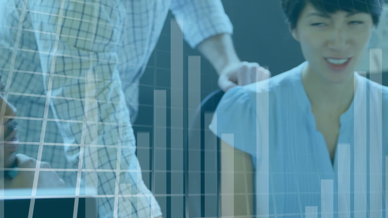 현미경을 사용하여 암 ⁇ 에 대한 수학 수식의 애니메이션