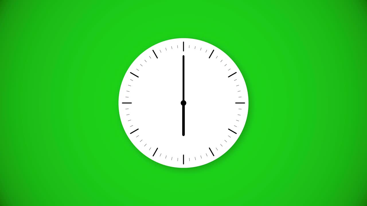 The hand moves the minute hand - Hour hand from 6 to 7