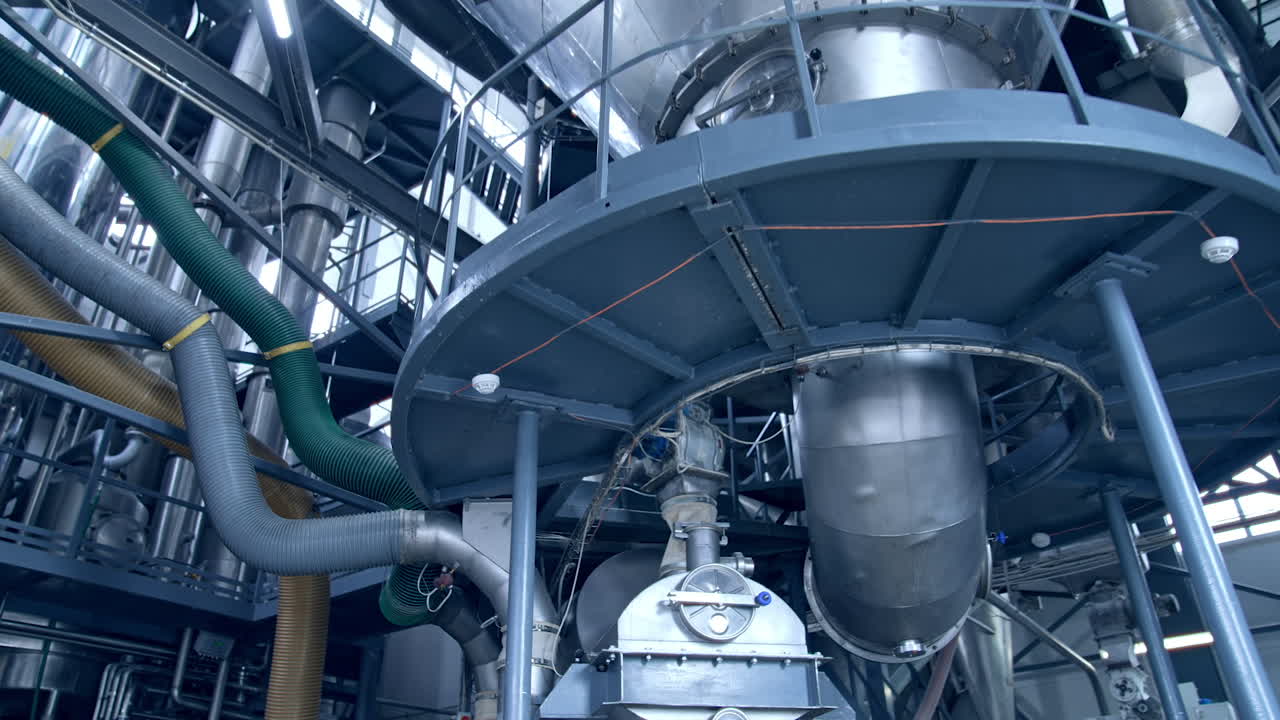 Large dairy machine. Large milk machine for making large batch