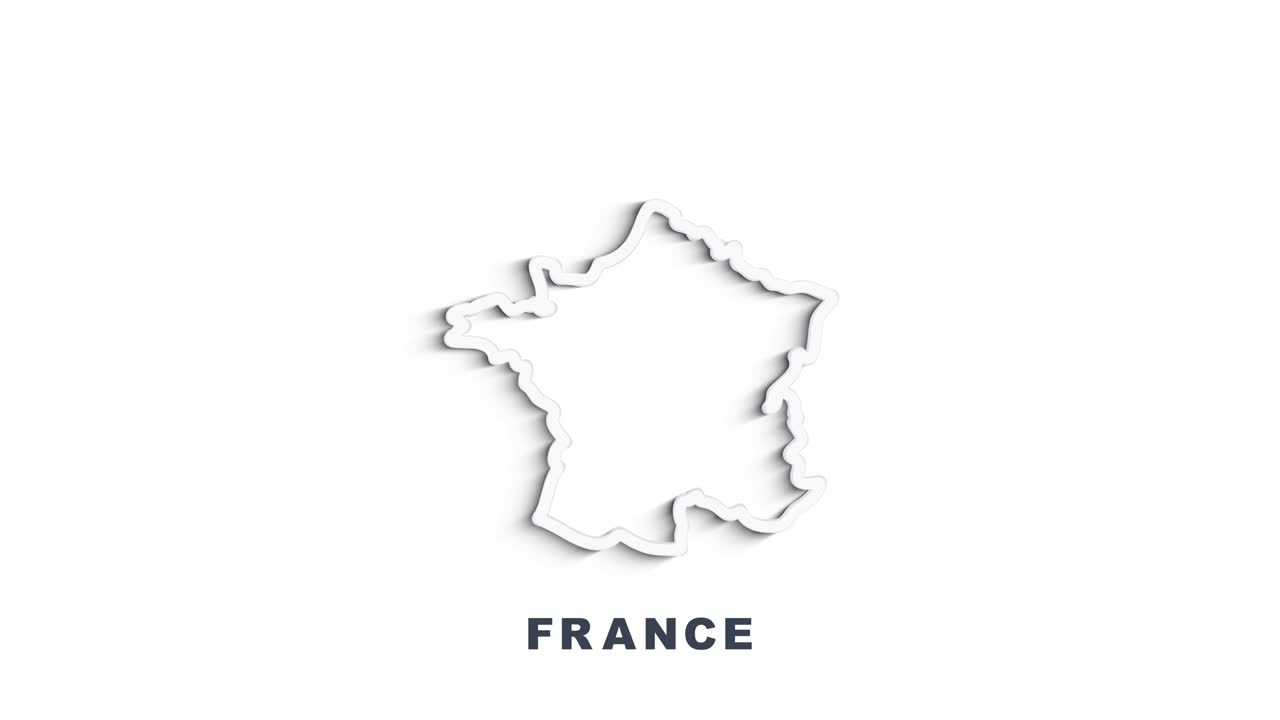 フランス国旗 - フランスの国旗の異なるタイプモーショングラフィックス高品質の4k映像