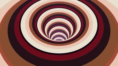 abstract tunnel with spiraling circles