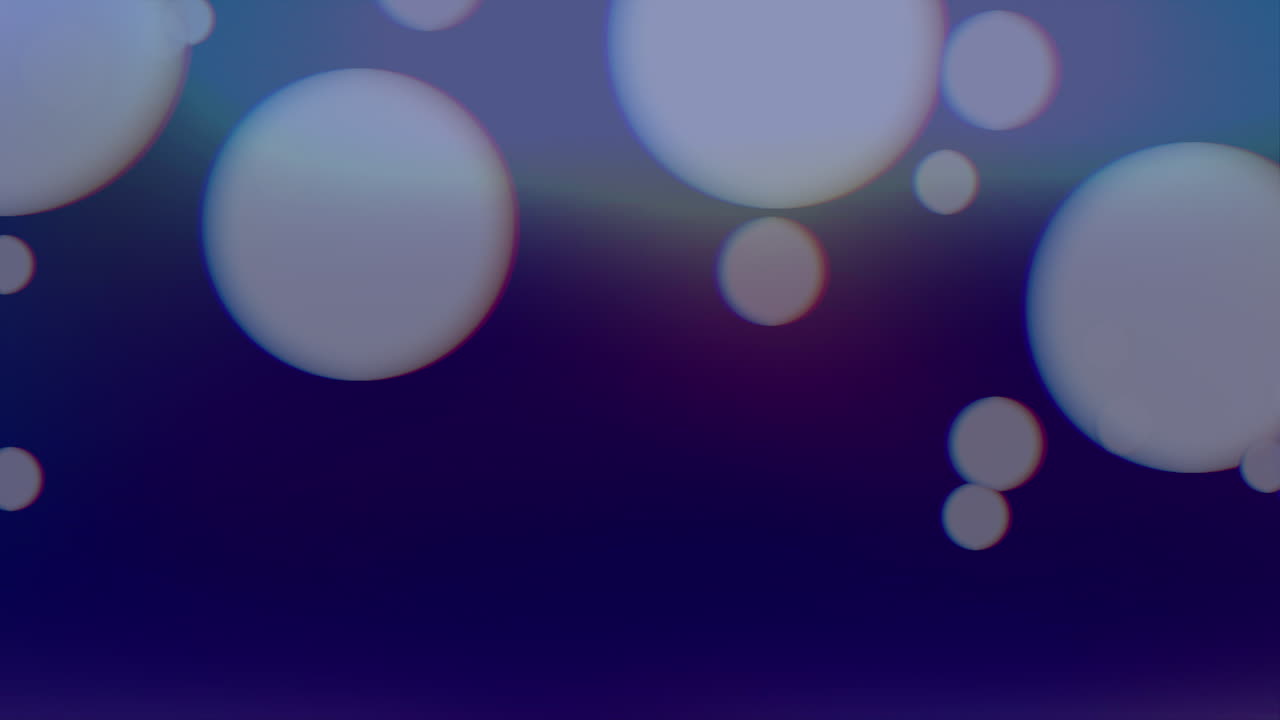 미스터리하고 에테리얼한 거품이 공중에 떠다니고 있습니다.